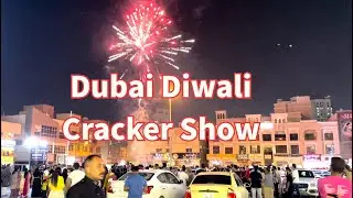 Dubai Diwali Cracker show celebration Bur dubai,meena bazar #dubai #diwali #diwali2022 #crackers