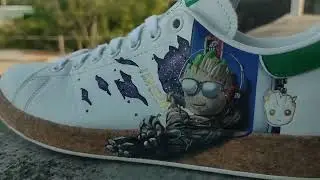 Custom Adidas Stan Smith x Groot
