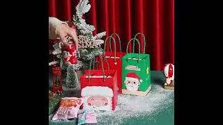 Recycle Gift Bag for Christmas|Wrap gifts like this , you will be very happy when you receive them