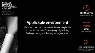 Automatic Retractable Dog Leash with Multi function Box Flashlight