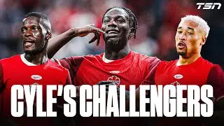 How Oluwaseyi, Jebbison, Promise David are challenging Larin for second striker role
