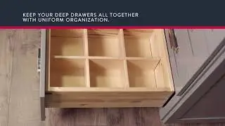 Cardell Cabinetry&reg; Deep Drawer Organizer without Canister Storage