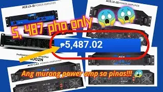 Ace power amplifiers update price as of June 28, 2022 | ace lx10, lx20, and more....