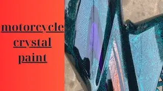 ''Crystal effect paint for motorcycles. Paint for the bike.''