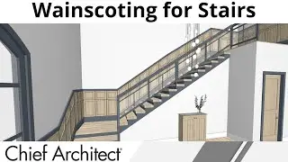 Adjusting Railings to Create Wainscoting