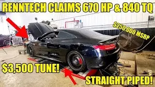 БЕЗУМНАЯ НАХОДКА НА АУКЦИОНЕ! Прямоточный RennTech S65 AMG Coupe за 250 тысяч долларов! Битва на диностенде против моего дешёвого самодельного E55 AMG