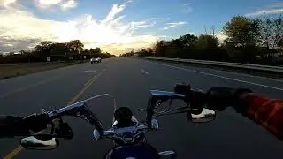 Pure [RAW] Sound 1996 XLH883 Sportster Harvest Time After Work Ride at Dusk - Engine Sound Only