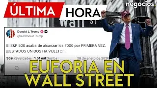 &Uacute;LTIMA HORA | Hito hist&oacute;rico en Wall Street: Trump celebra mientras el S&P 500 alcanza 7.000 puntos