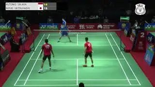 HUTOMO+WIJAYA (INA) VS (JPN) INOUE+MITSUHASHI MANSION SPORTS Indonesia International Challenge 2022