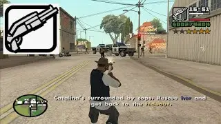 Small Town Bank with Zero Combat Shotgun Skill - Badlands Mission 9 - GTA San Andreas