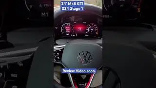 Got my hands on 034&rsquo;s stage 1 tune for the Mk8 GTI #vwgti #gti #mk8vw #mk8gti