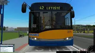 Linka 42 s trolejbusem 26tr od dopravního podniku města Zlín Otrokovice