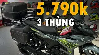 Yamah Exciter 150 Gắn 3 Thùng Givi Tiêu Chuẩn, Chi Phí Bỏ Ra Vừa Tầm - Yohe Shop