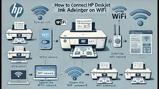 How to connect hp Deskjet ink Advantage 3835 printer on WiFi