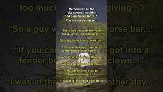 Joke setup memorial