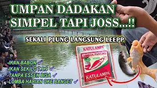 PASTI KETAGIHAN !! UMPAN PUTIH IKAN MAS DADAKAN✅AROMA AMIS WANGI SOLUSI IKAN SUSAH MAKAN❗❗