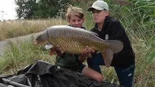 karpervissen met Lex en Wouter aan de Alm en De leemputten in Esbeek