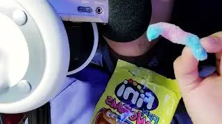 ASMR 젤리 이팅사운드 Earthworm jelly 3dio