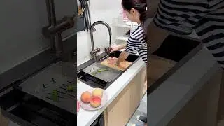 Nano Coated + Sloped Drain: Low-Maintenance Sink 🧼#LowMaintenanceSink #NanoCoating#kitchensink