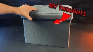 LINMAGCO Small Storage Ottoman Footstool - Review