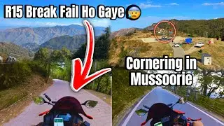 Yamaha R15V4 Ke Brakes Failed Ho Gaye😰 / Mussoorie to George Everest Ride on R15V4 #motovlog