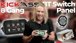 KickAss Bluetooth Switch Panel - 8 Gang