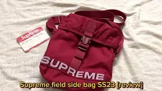 Supreme field side bag - red SS23 [review]