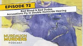 Murdaugh Murders Podcast #72: Bad Blood & Bad Dudes - Accusations Fly In Double Homicide Hearing
