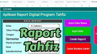 Raport digital program Tahfiz #raport #raporpendidikan #digital