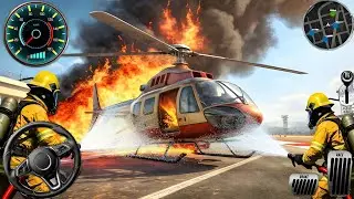 Симулятор спасения на пожарной машине в городе - 911 США, вождение пожарной машины в 3D - Игра дл...