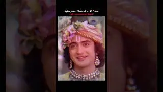 No one ever portrayed divinity like he did and STILL DOES! forever enchanted &hearts;️🦚 #sumedhaskrishn