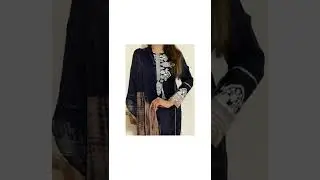 3 pc Embroidered Linen Readymade Plazo Suit | Buy Plazo Suit in UK | Plajo Suits UK