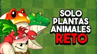 Solo puedo usar PLANTAS ANIMALES en Plants Vs Zombies 2