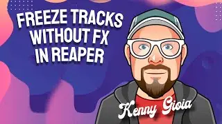 Freeze Tracks without FX in REAPER
