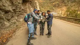 Bhutan me fase landslide me || Phuntsholing to Thimphu || AOG Ride To Bhutan