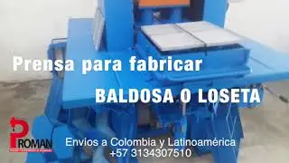 BALDOSA O LOSETA COMPRE SU M&Aacute;QUINA AQU&Iacute;