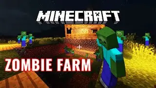 How to Build The Best Zombie Farm in Minecraft 1.16/1.18