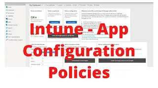 Intune  - App Configuration Policies