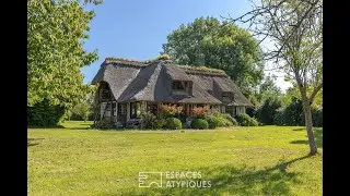 Chaumi&egrave;re r&eacute;nov&eacute;e en bord de Seine - Espaces Atypiques
