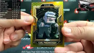 1/9/2026 2025 Topps Pixar Gold Hobby Box Random Numbers Break #2