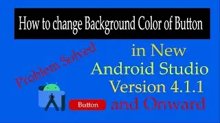 Button background: How to Change Button Background in new Android Studio version 4.1.1 an onward