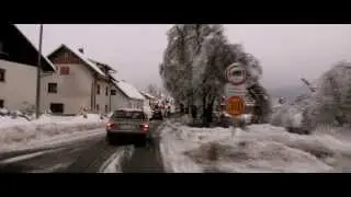 Žledolom v Logatcu