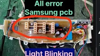 Samsung washing machine All error with  solution
