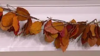 ED On-Air Dried Leaf Wreath or Garland by Ellen DeGeneres on QVC
