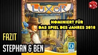 Luxor (Queen Games) - Fazit von Stephan & Ben - nominiert für Spiel des Jahres 2018 - deutsch