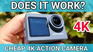 Does it work? CHEAP 4K Action Camera with Touch Screen Exprotrek