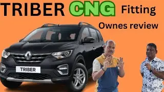 Renault Triber Bs6 CNG kit fitting and customer review #cng #pune 