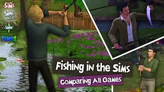Fishing In The Sims - Comparing All Games
