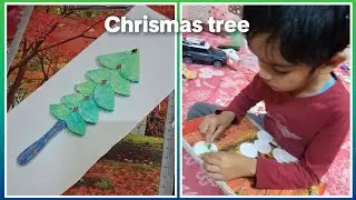 Chrismas tree craft | kids craft | kids craft ideas |@niltezpitara |