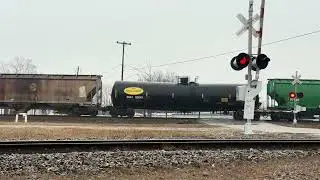 182 Cars!! CSX 3337 leads long M582-18 W/ Mid-DPU By Hamlet Ave 1/18/26